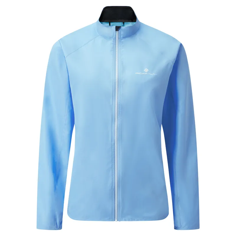 Ronhill Core Running Jacket Womens in Cornflower/Bright White